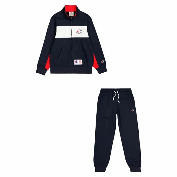 Children's Sports Outfit Champion Blue Dark blue Navy Blue 2 Pieces