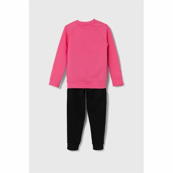 Children’s Tracksuit Adidas Essentials Black Multicolour Pink
