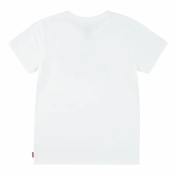 Child's Short Sleeve T-Shirt Levi's Lvg Ss Batwing Fill White