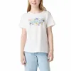 Lasten Lyhythihainen paita Levi's Lvg Ss Batwing Fill Valkoinen