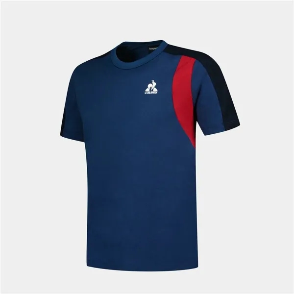 Vaikiška Marškinėliai su trumpomis rankovėmis Le coq sportif Ess N°1 Enfant Juoda Tamsiai mėlyna
