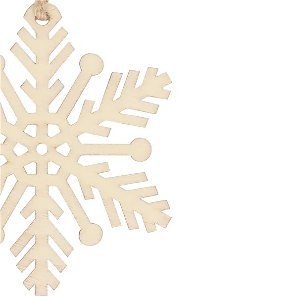 Joulukuusen puinen koriste Springos CA0770, 6 kpl