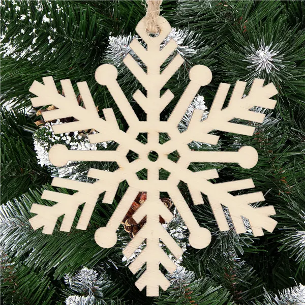 Kalėdų eglutės medinis papuošimas Springos CA0770, 6 vnt.