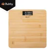 LCD bathroom scale - wooden Ruhhy 22522