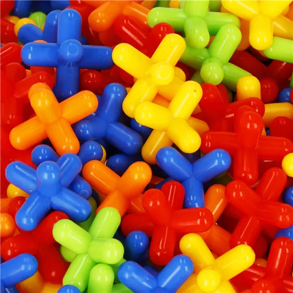 Конструктор трубочек Springos KG0032, 408 деталей, цветные трубки и соединители