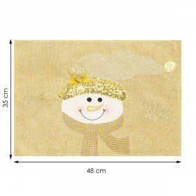 CA0707 TABLE PAD "SNOWMAN"