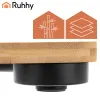 LCD bathroom scale - wooden Ruhhy 22522