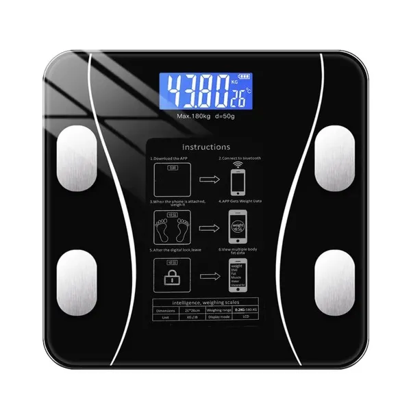 Ruhhy 22525 LCD analytical bathroom scale