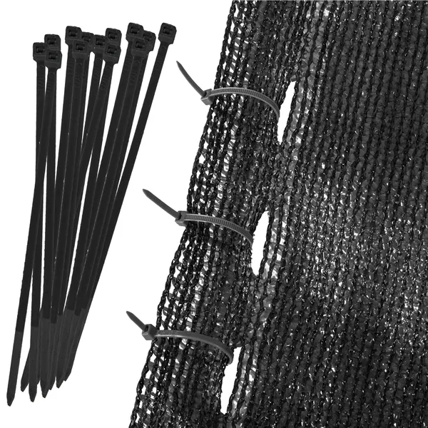 Ēnu tīkls Springos SN0022 140 g/m2 1,5x25m 100 kabeļu saites