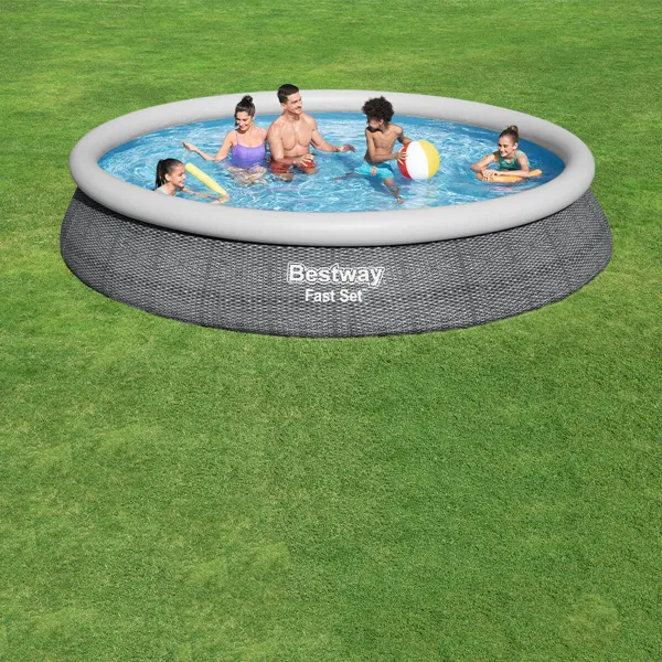 Надувной бассейн Bestway Серый 9677 L 457 x 84 cm