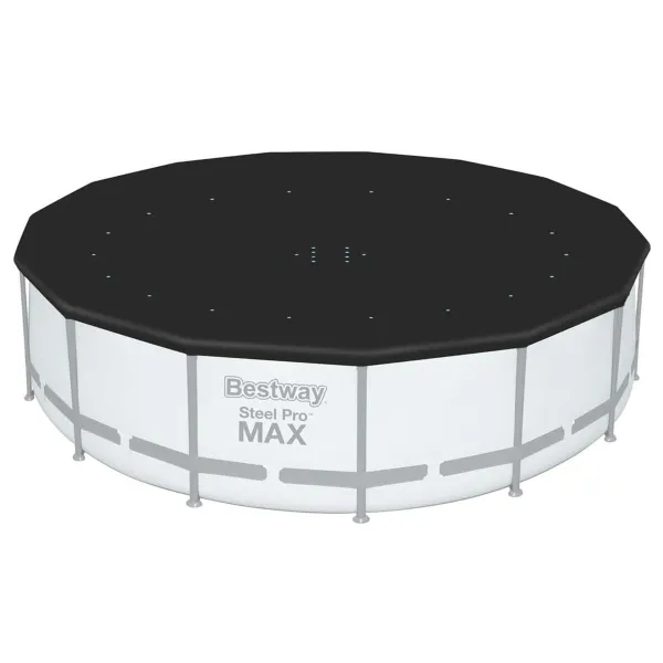 Swimming Pool Cover Bestway Black Ø 457 cm (1 Unit)