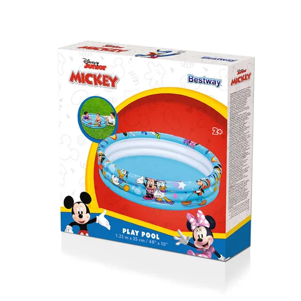 Bērnu baseins Bestway Mickey & Friends 122 x 25 cm (1 gb.)