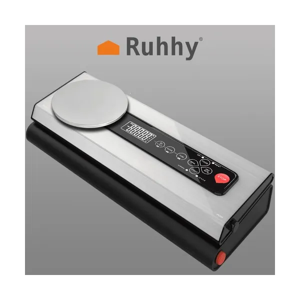 Foil sealer with scale and roller set RUHHY