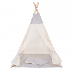 Tipi telts Springos TIP10, pelēka