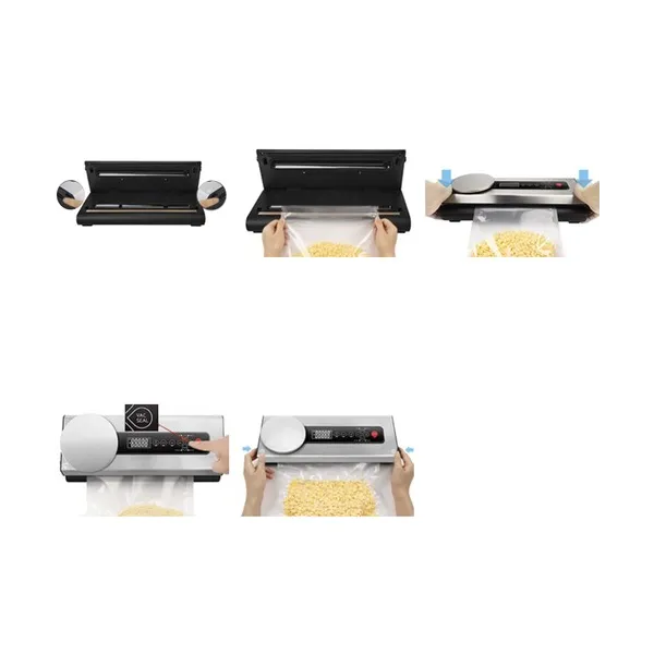Foil sealer with scale and roller set RUHHY