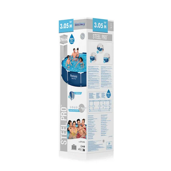 Removable pool Bestway 305 x 76 cm 305 x 305 x 76 cm
