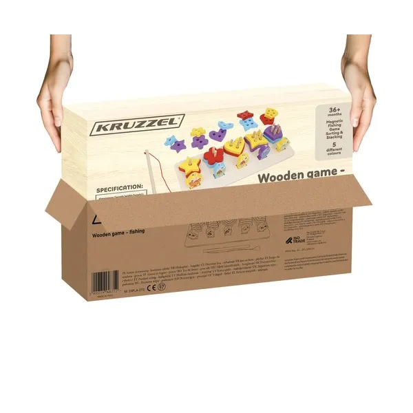 Puidust sorteerija - kalapüük Kruzzel 22565