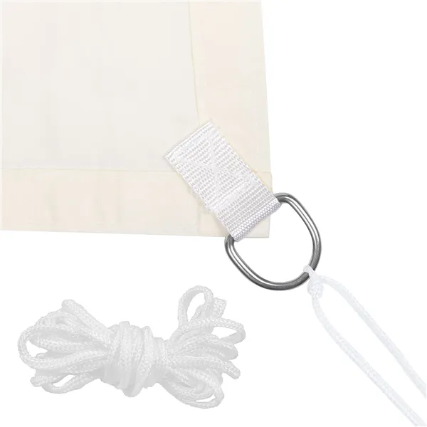 Apsauginė burė nuo saulės Springos SN1036 4x2m kreminės baltos spalvos