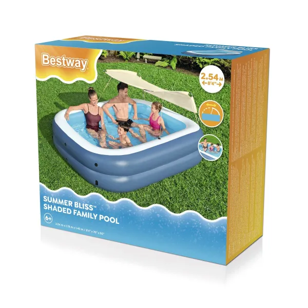 Pripučiamas baseinas Bestway Spalvotas 254 x 140 x 178 cm