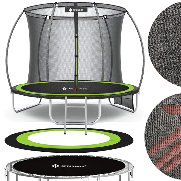 Sodo batutas Springos TP0018 8 pėdos (244–252 cm)