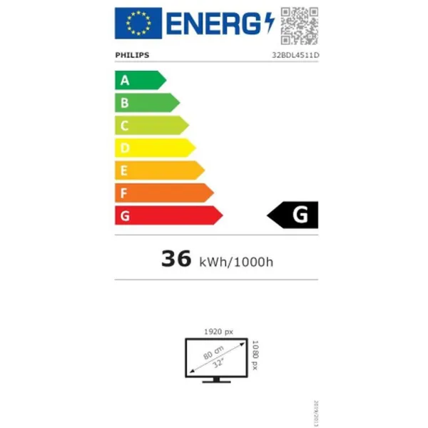 Videoseinä Monitori Philips 32BDL4511D/00 Full HD 32"