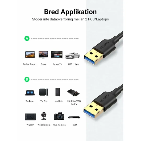 USB to Lightning Cable Ugreen 50737 Silver