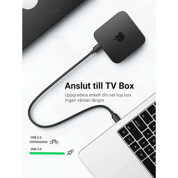 USB to Lightning Cable Ugreen 50737 Silver