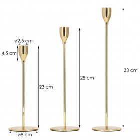 Candlestick set Springos HA7264 3 pcs