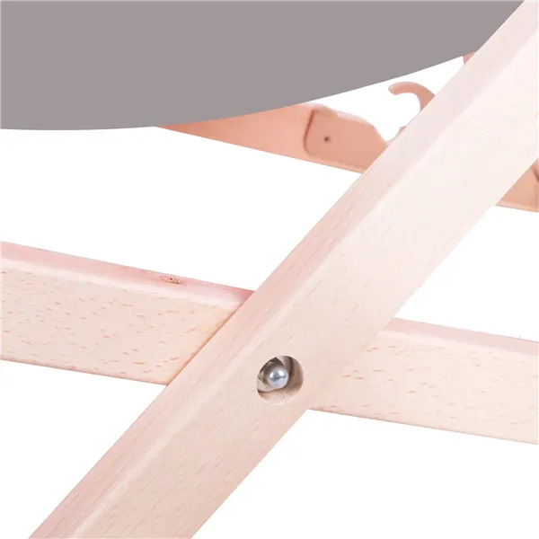 Medinis saulės gultas su 3 pakopų reguliavimu Springos DC0010 OXFORD023