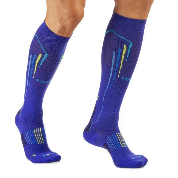 Compression Socks Mico OXI-JET COMPRESSION Blue