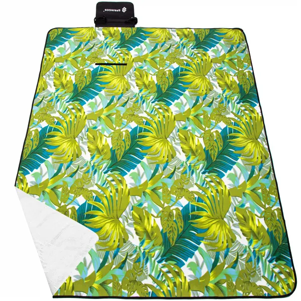 Пикниковый коврик Springos PM041 200x200 см туристический зелёный