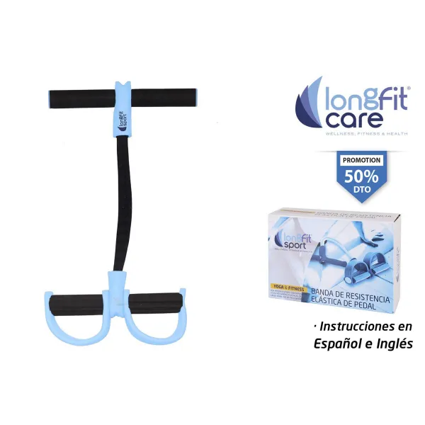 Эластичные ленты LongFit Sport Синий/Черный