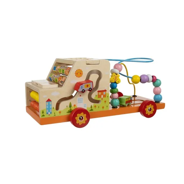 Wooden car sorter Kruzzel 22652