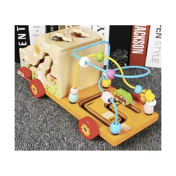 Wooden car sorter Kruzzel 22652