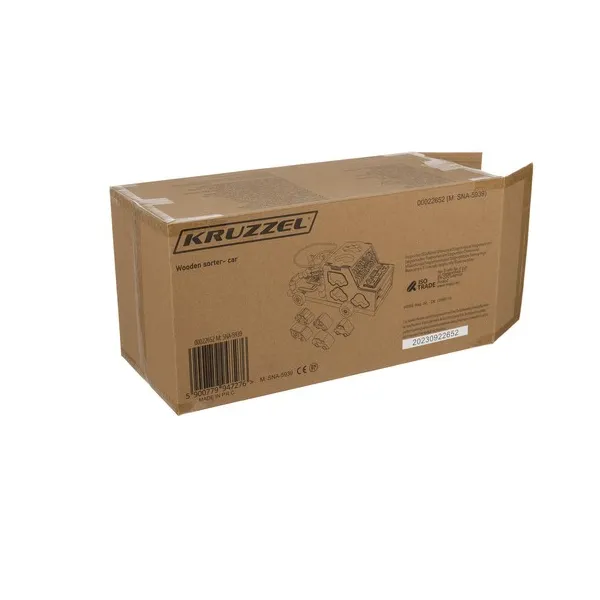 Wooden car sorter Kruzzel 22652
