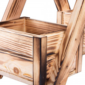 Puidust lillealus Springos KWD001