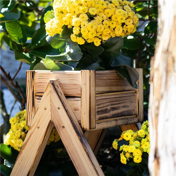 Puinen kukkateline Springos KWD001