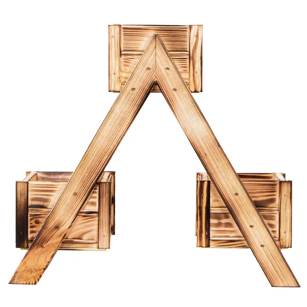 Puinen kukkateline Springos KWD001