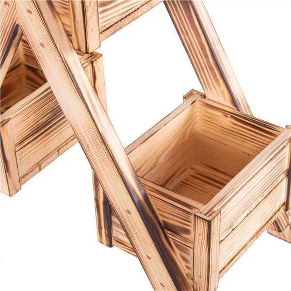 Puinen kukkateline Springos KWD001