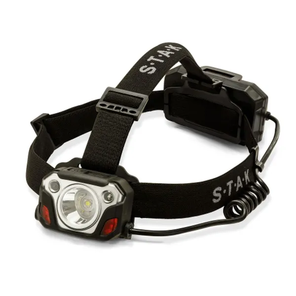 Uzlādējams un regulējams pieres LED lukturis Stak 10 W 1200 Lm