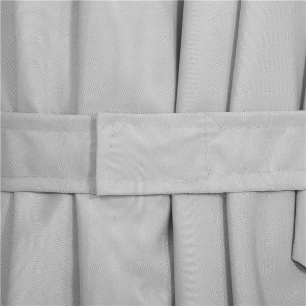 Sodo skėtis Springos GU0048, 500 cm, su uždangalu, kabantis, šviesiai pilkas