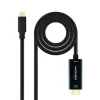 USB-C - HDMI kabelis NANOCABLE 10.15.5132 Juoda 1,8 m 4K Ultra HD