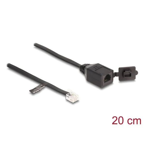 USB Cable DELOCK 88009 Black 20 cm (1 Unit)