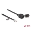 USB Cable DELOCK 88009 Black 20 cm (1 Unit)