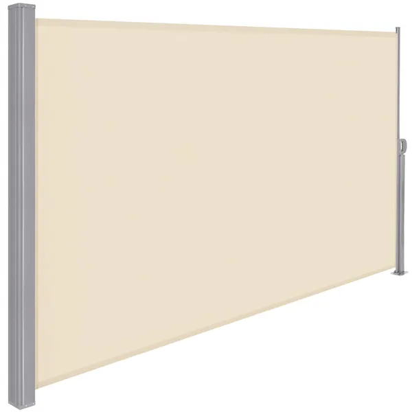 Боковая маркиза Springos AW0005 350x180 см раздвижная светло-бежевая штора