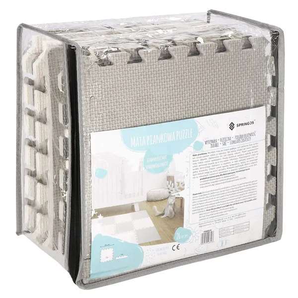 Lasten vaahtomuovimatto - Puzzle Springos FM0029 118x90 cm