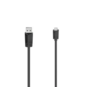 USB Cable Hama 00200608 Black 1,5 m