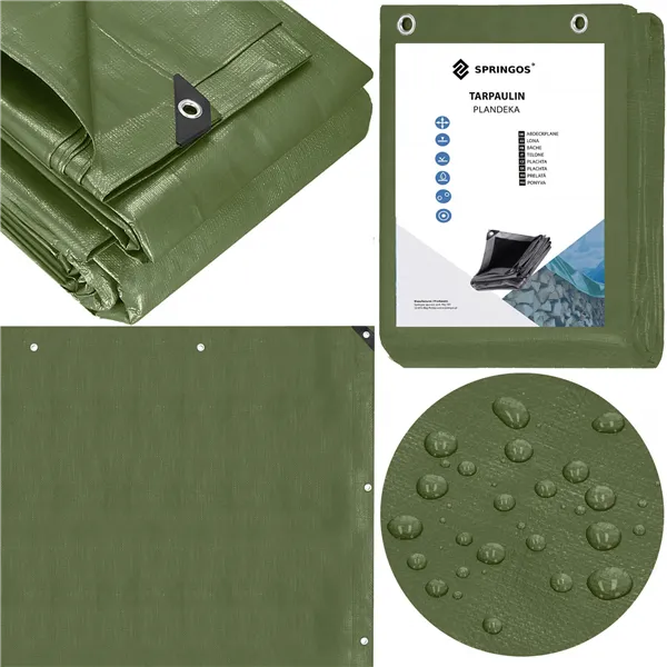 Брезент Springos GA2136 2х4м 120г/м2