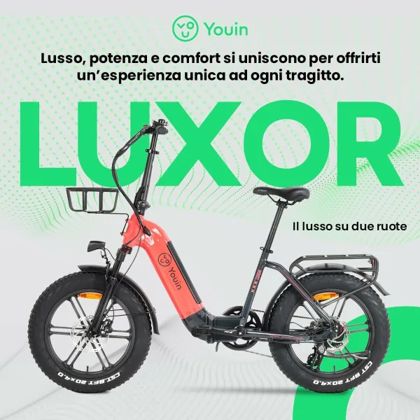 Electric Bike Youin BK1716 LUXOR II Coral 250 W