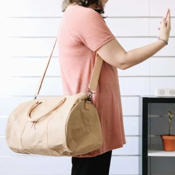 Sports Bag KSIX WeekendBag Brown kraft paper Eco-friendly